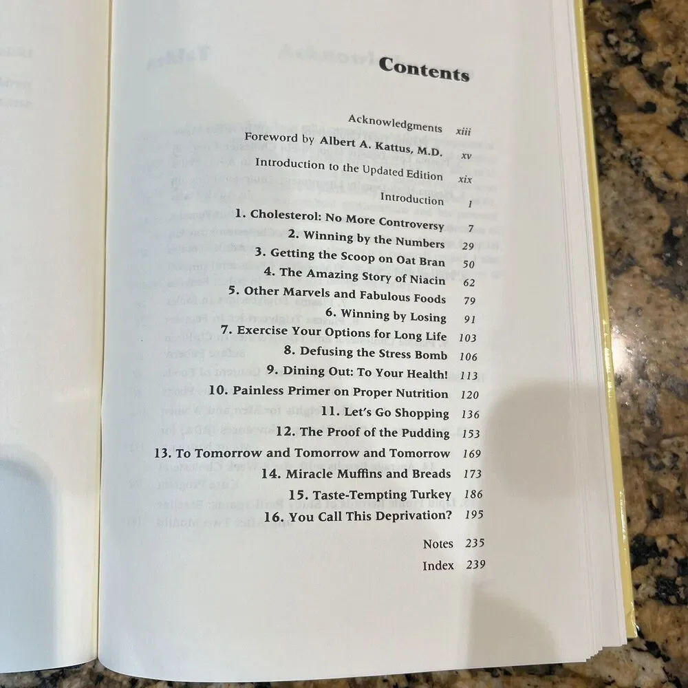 8 Week Cholesterol Cure by Kowalski 1987 Healthy Diet Hardcover Cookbook